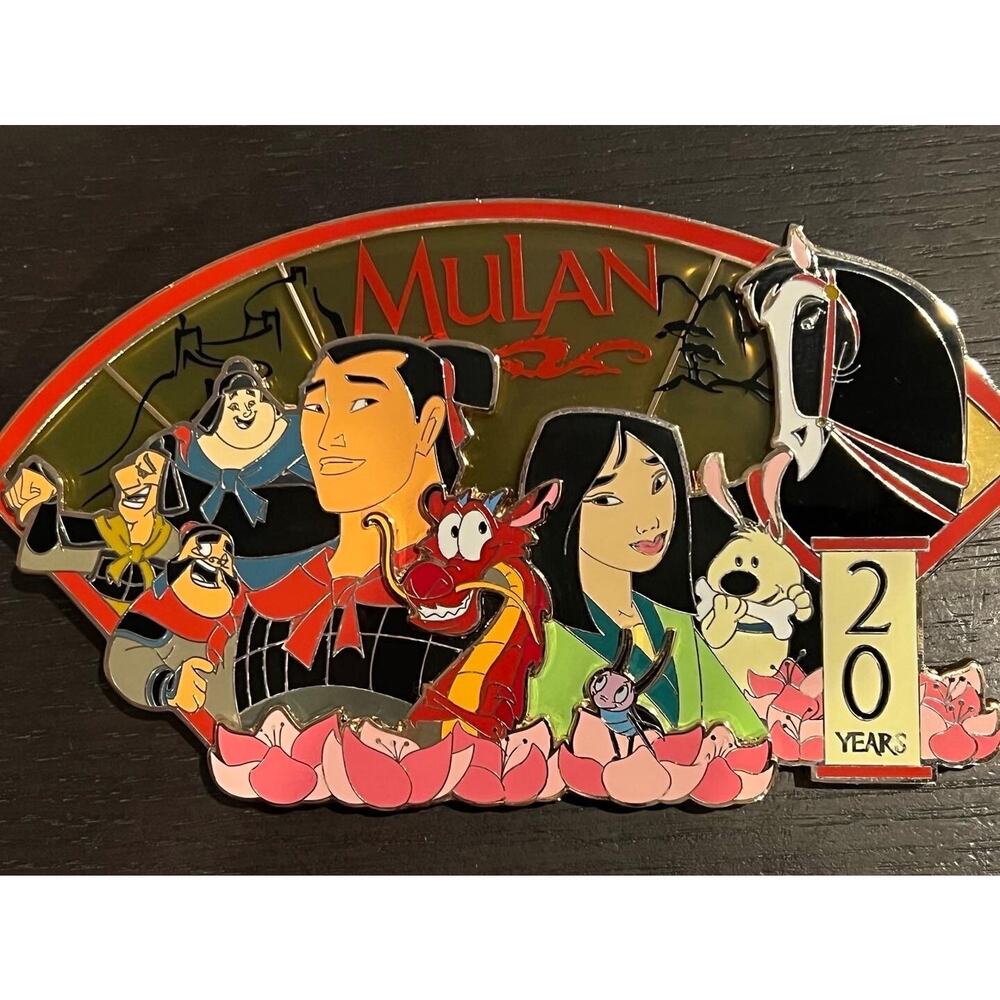 Mulan WDI Authentic Anniversary Stained Glass Pin (NEW)
